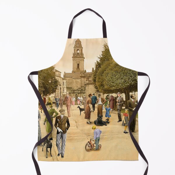 Item preview, Strolling through the Plaza Mayor of Lugo (Spain), 1934 designed and sold by PrivateVices.