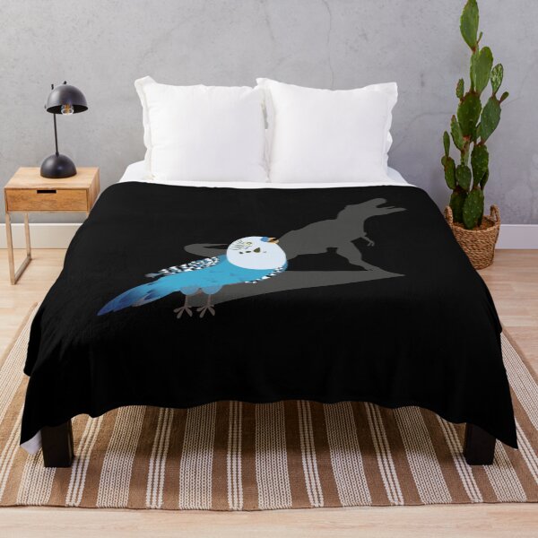 Item preview, Blue Budgie T-Rex Shadow Dinosaur Lover Budgerigar Parakeet designed and sold by Rzelemenz.