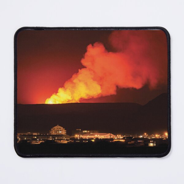 Item preview, Geldingadalir Volcano in Iceland With Grindavík Foreground designed and sold by Just Icelandic.