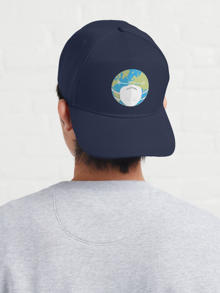 Alternate view of Sad Masked Planet Cap