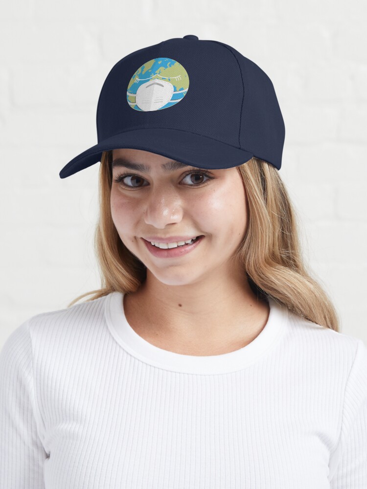 Alternate view of Sad Masked Planet Cap