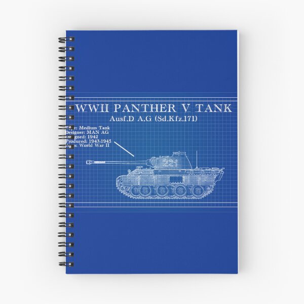 Artikelvorschau, Blaupausen deutscher Panzer 2. Weltkrieg entworfen und verkauft von Blok45.