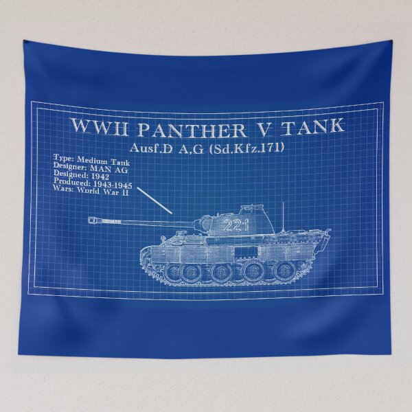 Item preview, Blueprints German Tank World War 2 designed and sold by Blok45.
