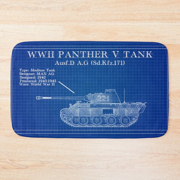 Item preview, Blueprints German Tank World War 2 designed and sold by Blok45.