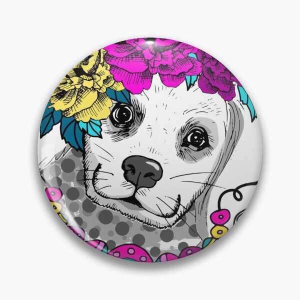 Item preview, Dressed White Dog. designed and sold by VibiStore.
