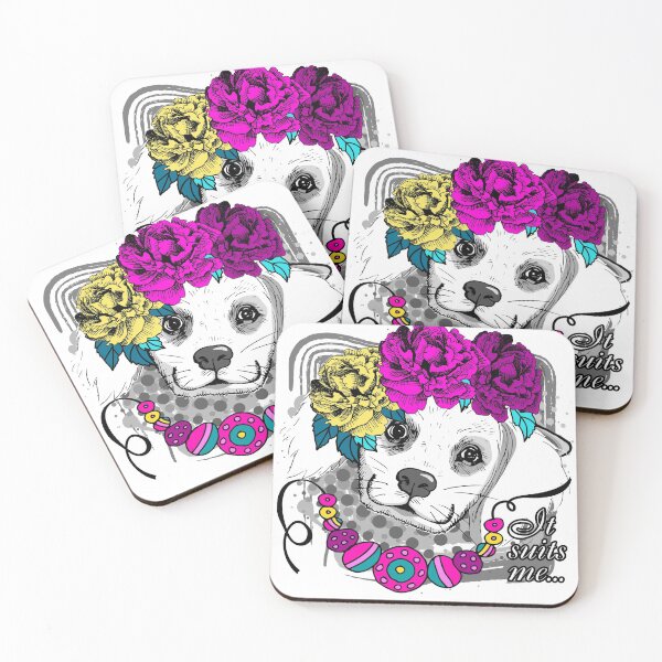 Item preview, Dressed White Dog. designed and sold by VibiStore.