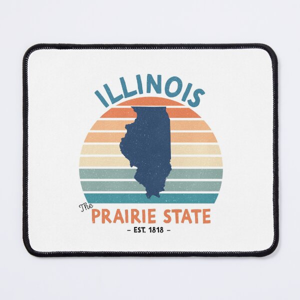 Item preview, The State of Illinois / Illinois – The Prairie State designed and sold by Q3Designs.
