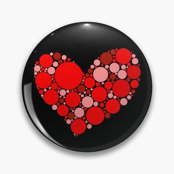Item preview, Red Polka Dot Heart - The International Dot Day - Big Red Polka Dot Heart designed and sold by Usoubmaster.