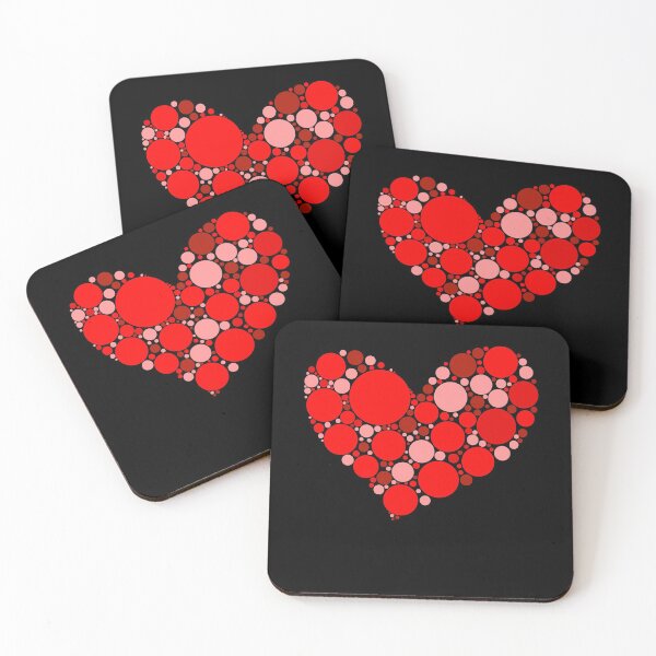 Item preview, Red Polka Dot Heart - The International Dot Day - Big Red Polka Dot Heart designed and sold by Usoubmaster.