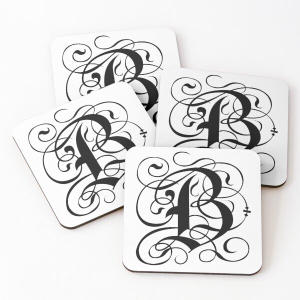 Item preview, ORNAMENTAL MEDIEVAL GOTHIC LETTER B designed and sold by Gothic-letters.