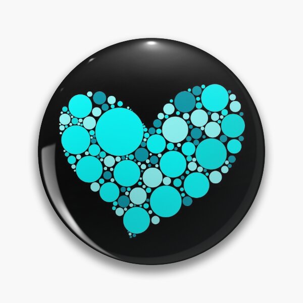 Item preview, Blue Polka Dot Heart - The International Dot Day - Big Blue Polka Dot Heart designed and sold by Usoubmaster.