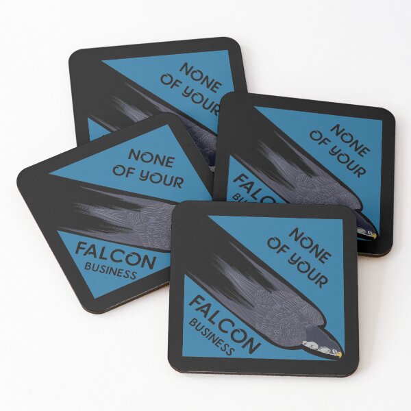 Item preview, Funny Peregrine Falcon None Of Your Falcon Business print designed and sold by jakehughes2015.