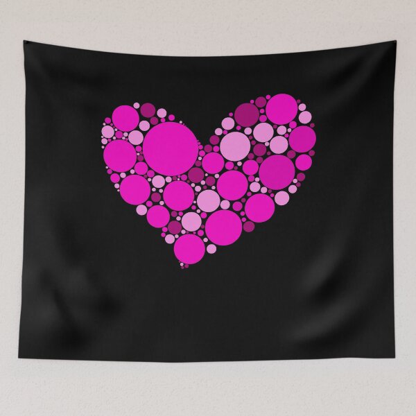 Item preview, Pink Polka Dot Heart - The International Dot Day - Big Pink Polka Dot Heart designed and sold by Usoubmaster.