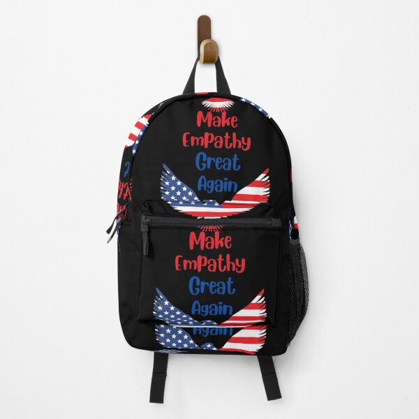 Item preview, Make Empathy Great Again American Flag with Eagle Patriotic Gift Design designed and sold by Sheepherder120.