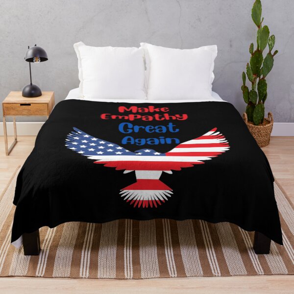 Artikelvorschau, Make Empathy Great Again American Flag with Eagle Patriotic Gift Design entworfen und verkauft von Sheepherder120.
