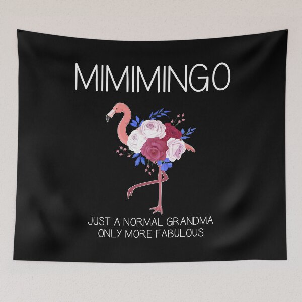 Item preview, Mimimingo Fabulous Grandma Flamingo Mimi Grandmother print designed and sold by jakehughes2015.
