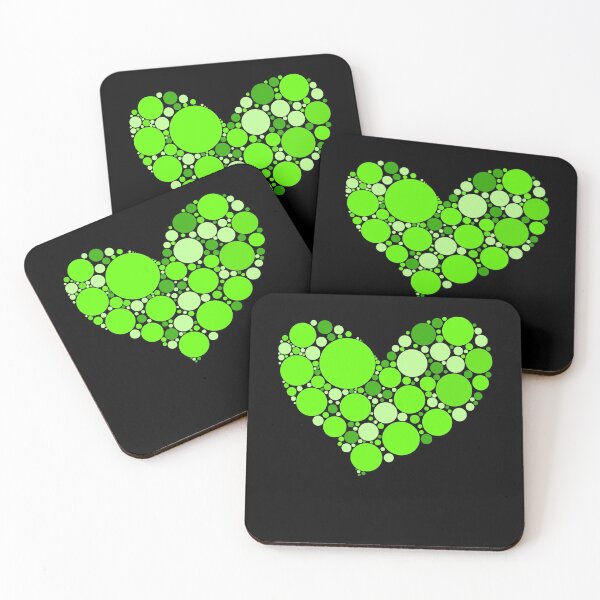 Item preview, Green Polka Dot Heart - The International Dot Day - Big Green Polka Dot Heart designed and sold by Usoubmaster.