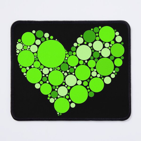 Item preview, Green Polka Dot Heart - The International Dot Day - Big Green Polka Dot Heart designed and sold by Usoubmaster.