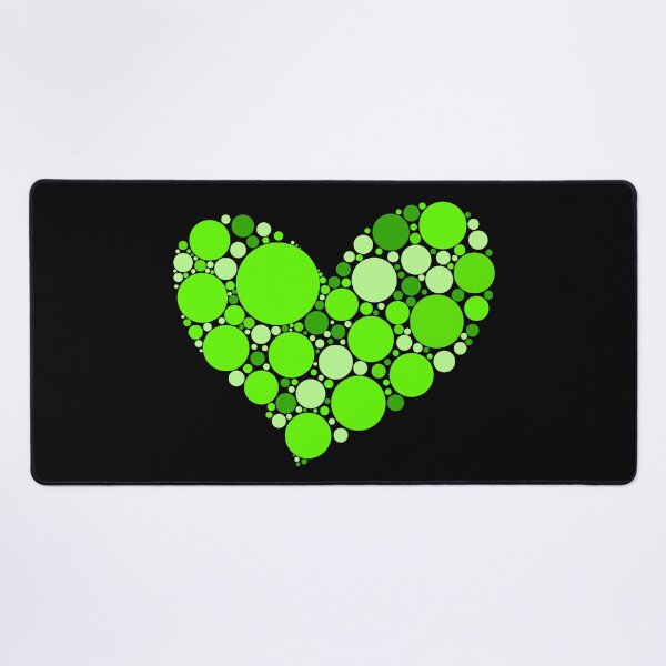 Item preview, Green Polka Dot Heart - The International Dot Day - Big Green Polka Dot Heart designed and sold by Usoubmaster.