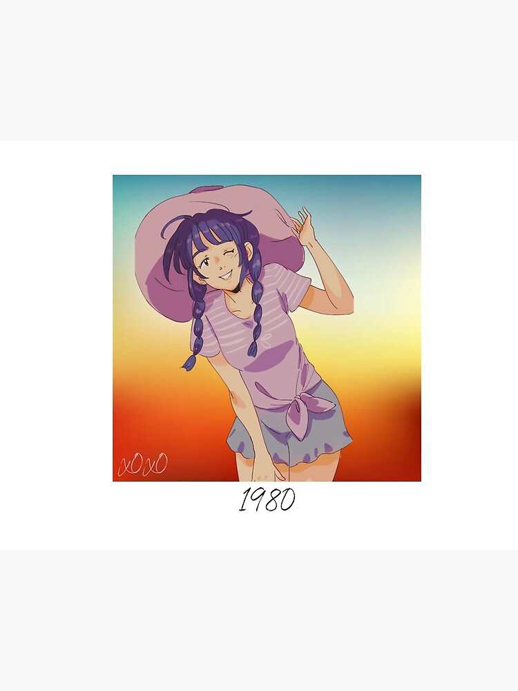 Anime japanese Girl 90s aesthetic summer beach  Art Board Print for Sale  by SPdesign  Redbubble