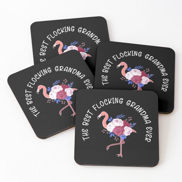 Item preview, Flocking Grandma Mimimingo Grandmother Mimi Flamingo design designed and sold by jakehughes2015.
