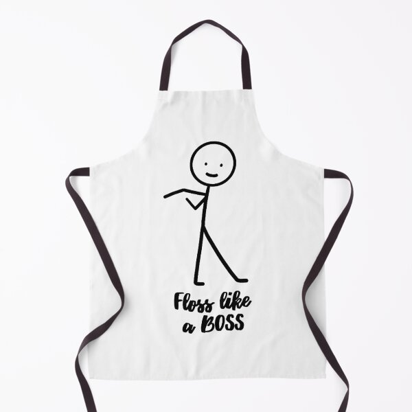 Item preview, Floss Like A Boss Stick Figure Stickman Doodle Printed Funny designed and sold by DibbaDesigns.