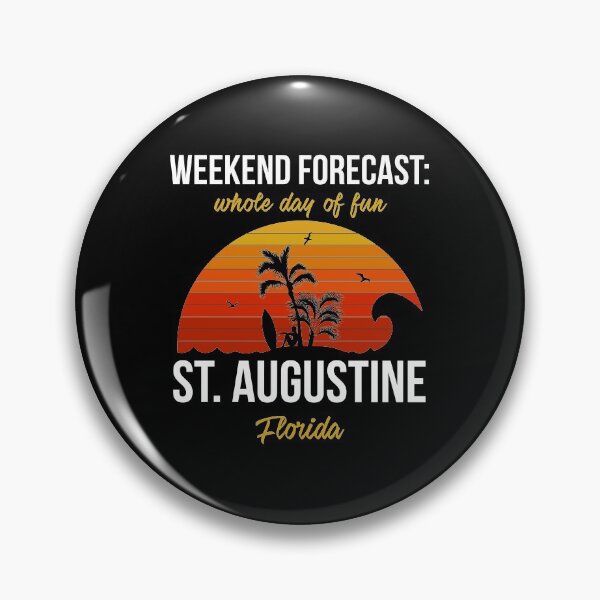 Item preview, Funny St. Augustine Florida Beach Vacation Weekend Forecast product designed and sold by jakehughes2015.