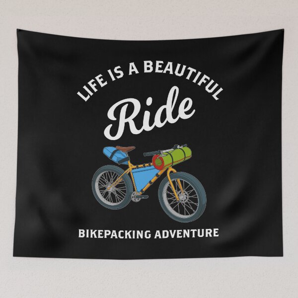 Item preview, Funny Bikepacking Bike Lovers Adventure graphic designed and sold by jakehughes2015.