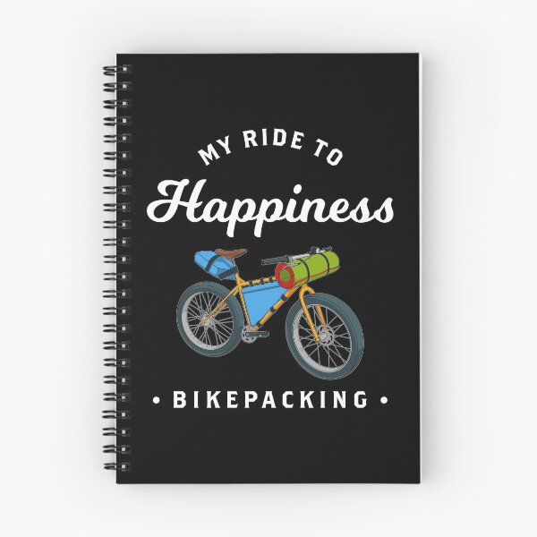 Item preview, Funny Bike Lovers Bikepacking Happiness design designed and sold by jakehughes2015.
