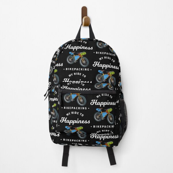 Item preview, Funny Bike Lovers Bikepacking Happiness design designed and sold by jakehughes2015.