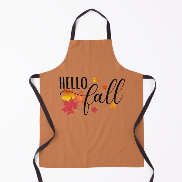 Item preview, Hello Fall , Autumn Maple Leaves Falling, Fall Quote for Babies, Toddler, Kids and Adults! designed and sold by InkItStudio.