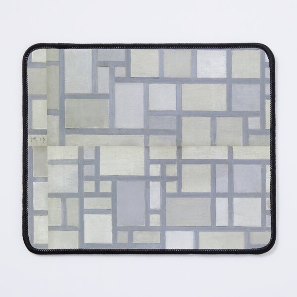 Item preview, Piet Mondrian Composition in bright colors with gray lines Colorful Painting Abstract And Modern Art designed and sold by Vintage Mag.