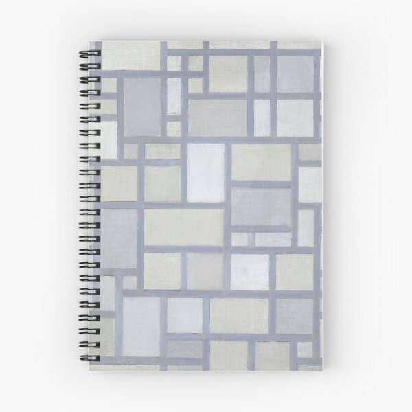 Item preview, Piet Mondrian Composition in bright colors with gray lines Colorful Painting Abstract And Modern Art designed and sold by Vintage Mag.