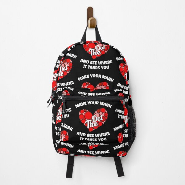 Item preview, Make your mark and see where it takes you , the dot, Polka Red Heart Dot Heart - The International Dot Day designed and sold by Usoubmaster.