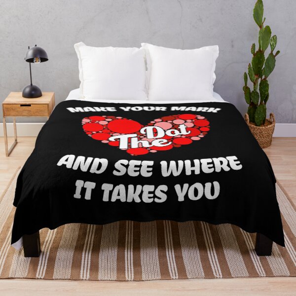 Item preview, Make your mark and see where it takes you , the dot, Polka Red Heart Dot Heart - The International Dot Day designed and sold by Usoubmaster.