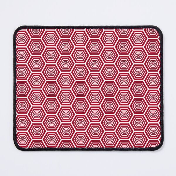 Item preview, Fancy Hexagon Pattern Red designed and sold by MC Art Studio.