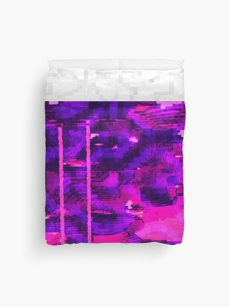 Minecraft Nether Through Portal Duvet Cover For Sale By Soundsabbath Redbubble