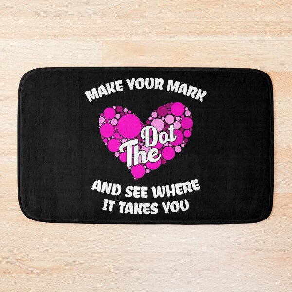 Item preview, Copy of Make your mark and see where it takes you , the dot, Polka Red Heart Dot Heart - The International Dot Day designed and sold by Usoubmaster.