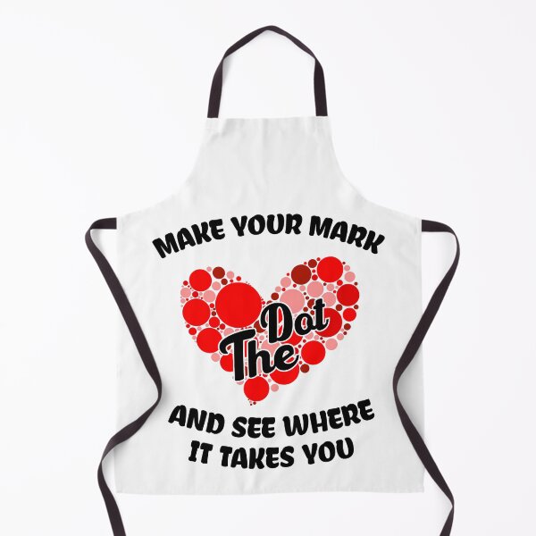 Item preview, Make your mark and see where it takes you , the dot, Polka Red Heart Dot Heart - The International Dot Day designed and sold by Usoubmaster.