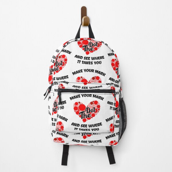 Item preview, Make your mark and see where it takes you , the dot, Polka Red Heart Dot Heart - The International Dot Day designed and sold by Usoubmaster.