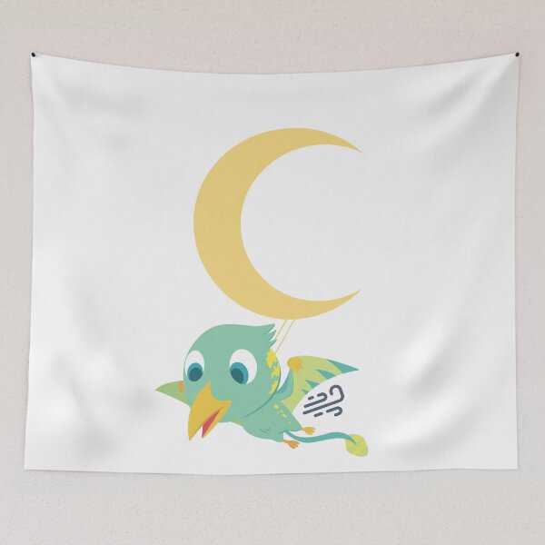 Item preview, Plot Twist, Dinosaur On The Moon Flies Away With It designed and sold by UPSTORE-RB.