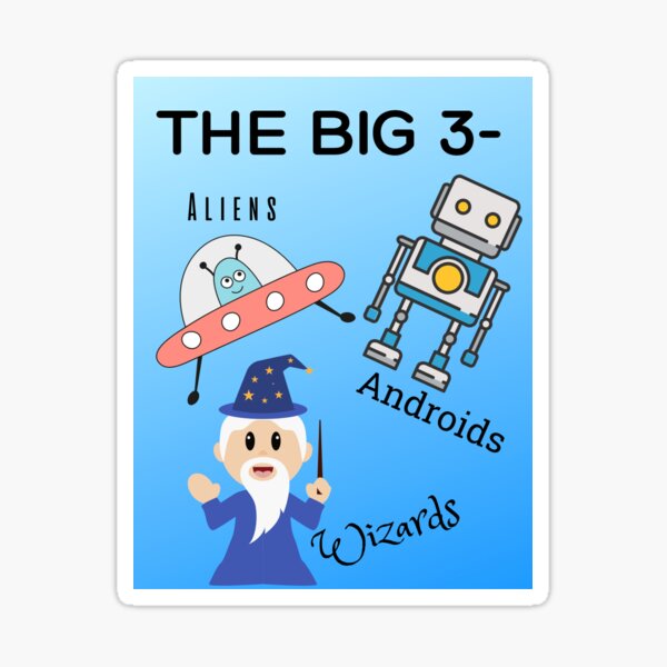 The Big Three Sticker