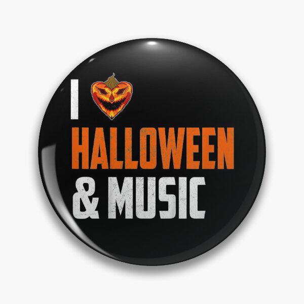 Item preview, I Love Halloween And Music, Witch Pumpkin And Music Lover  designed and sold by EuphemiaShop.