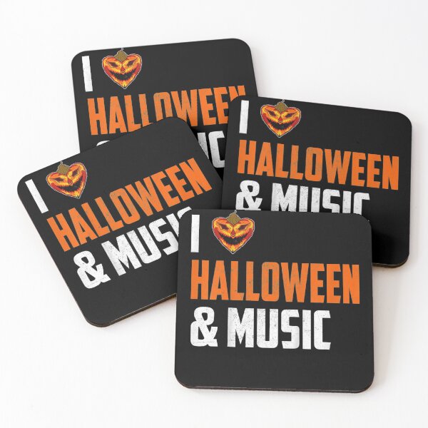 Item preview, I Love Halloween And Music, Witch Pumpkin And Music Lover  designed and sold by EuphemiaShop.