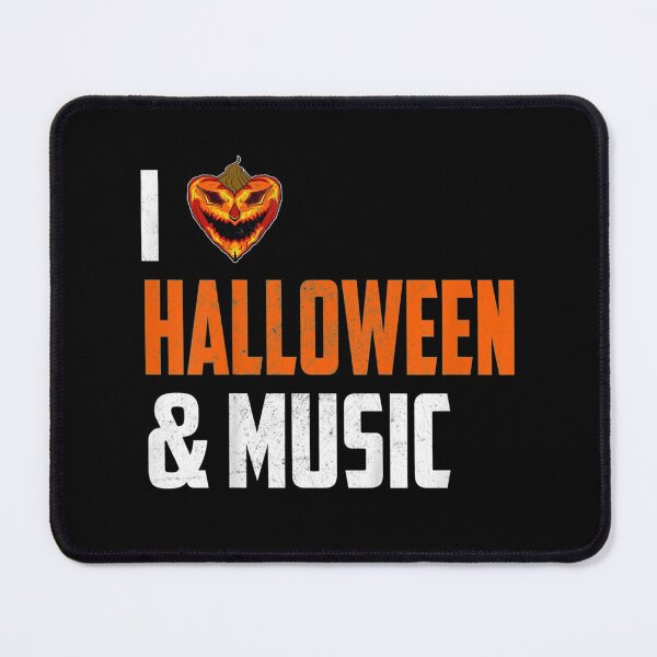 Item preview, I Love Halloween And Music, Witch Pumpkin And Music Lover designed and sold by EuphemiaShop.