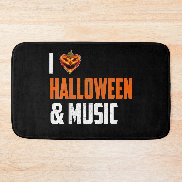 Item preview, I Love Halloween And Music, Witch Pumpkin And Music Lover  designed and sold by EuphemiaShop.