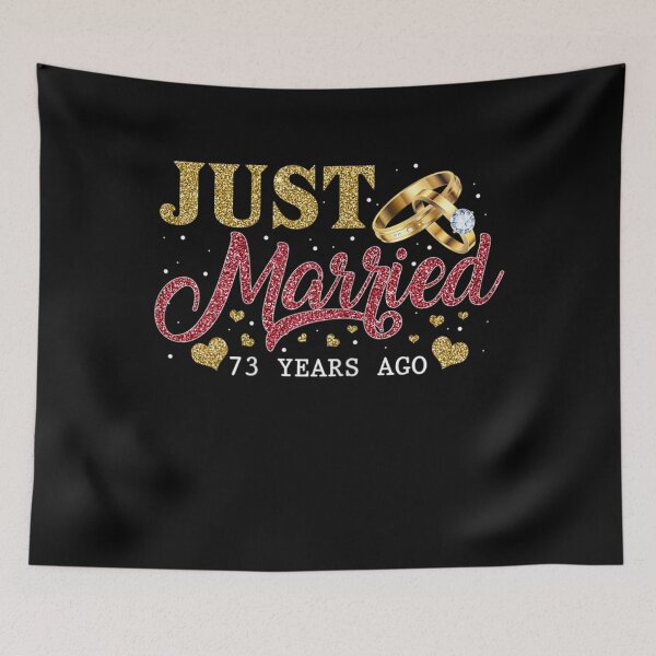 Item preview, 73 Years Wedding Anniversary For Him or For Her Cotton  designed and sold by AlvaShop.