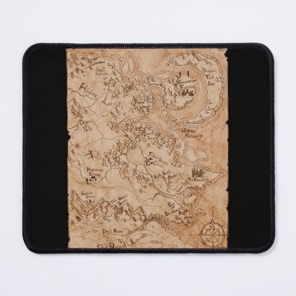 Item preview, Tattered Fantasy Map designed and sold by Brina Williamson.