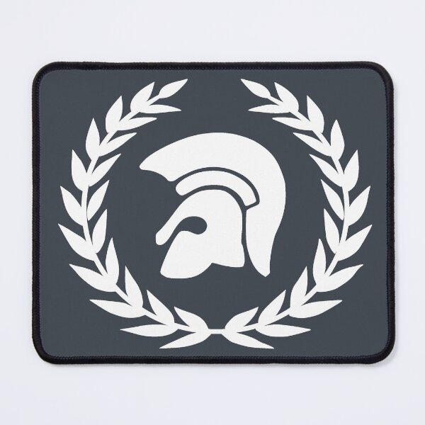 Item preview, Warrior Helmet and Laurel Wreath - White designed and sold by Coczzi.