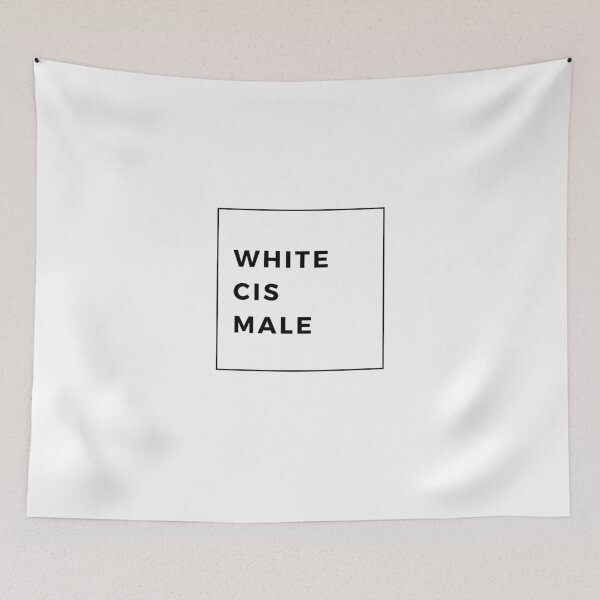 Item preview, White CIS Male designed and sold by fckeduptshirts.